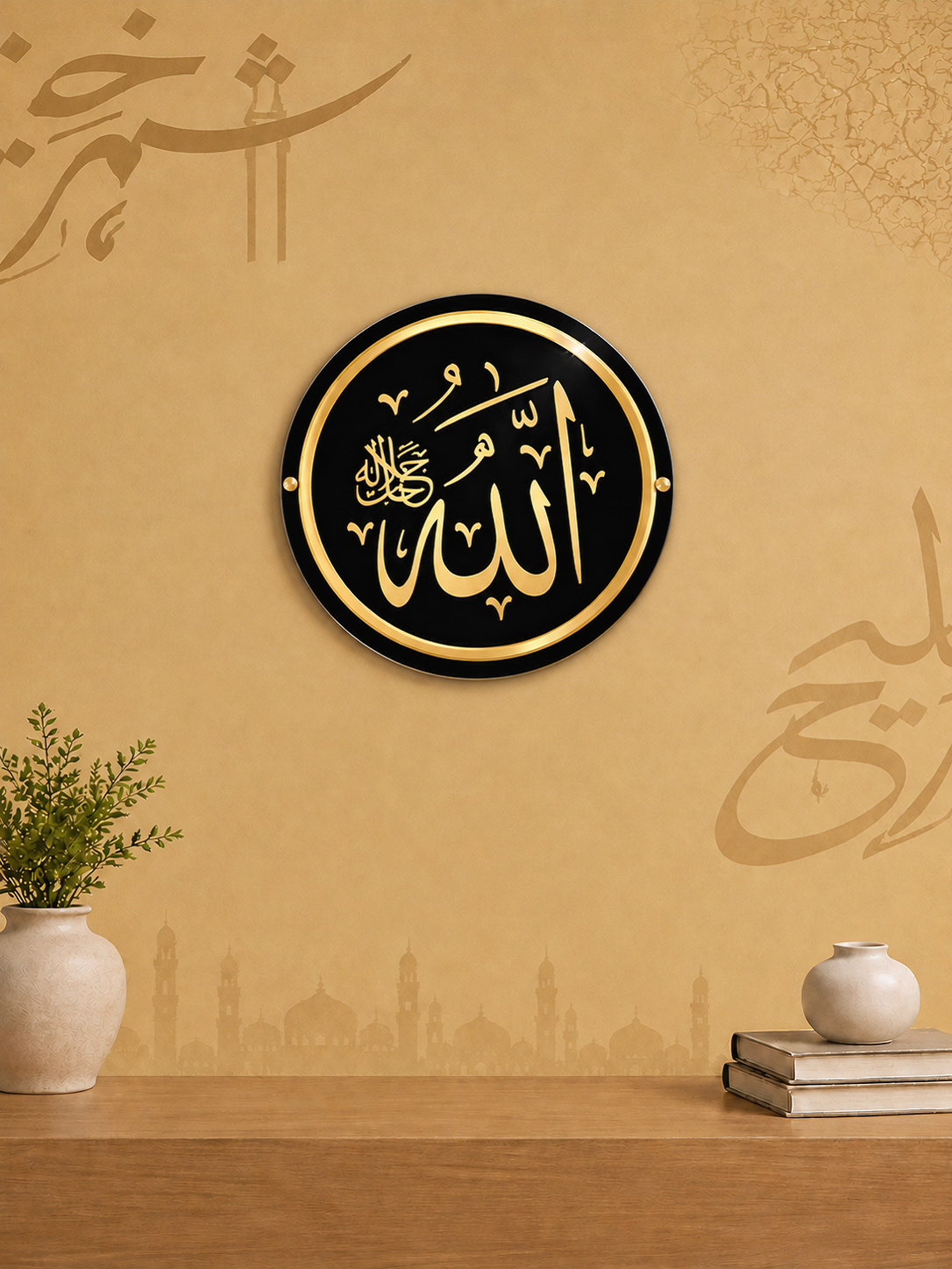 Allah Jalla Jalaluhu Arabic Wall Decor