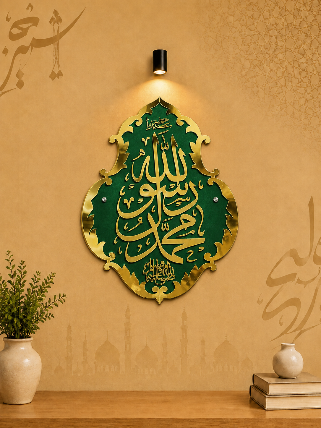 Allah Muhammad Acrylic Wall Decor