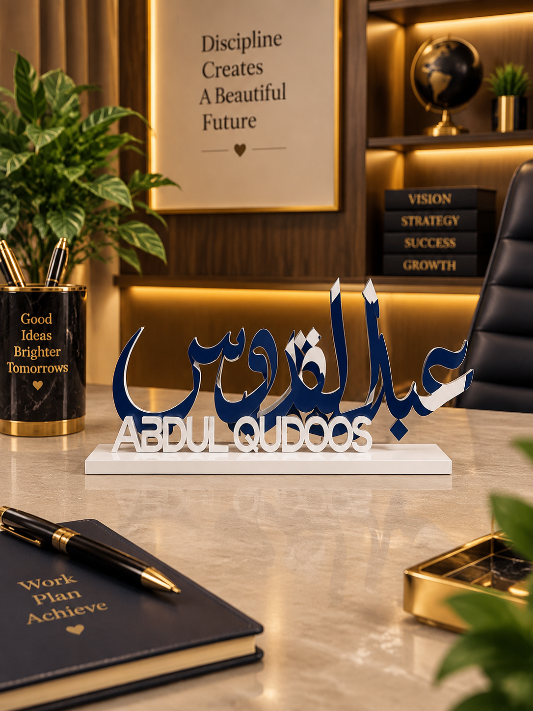 Personalized Acrylic Desk Name Plaque