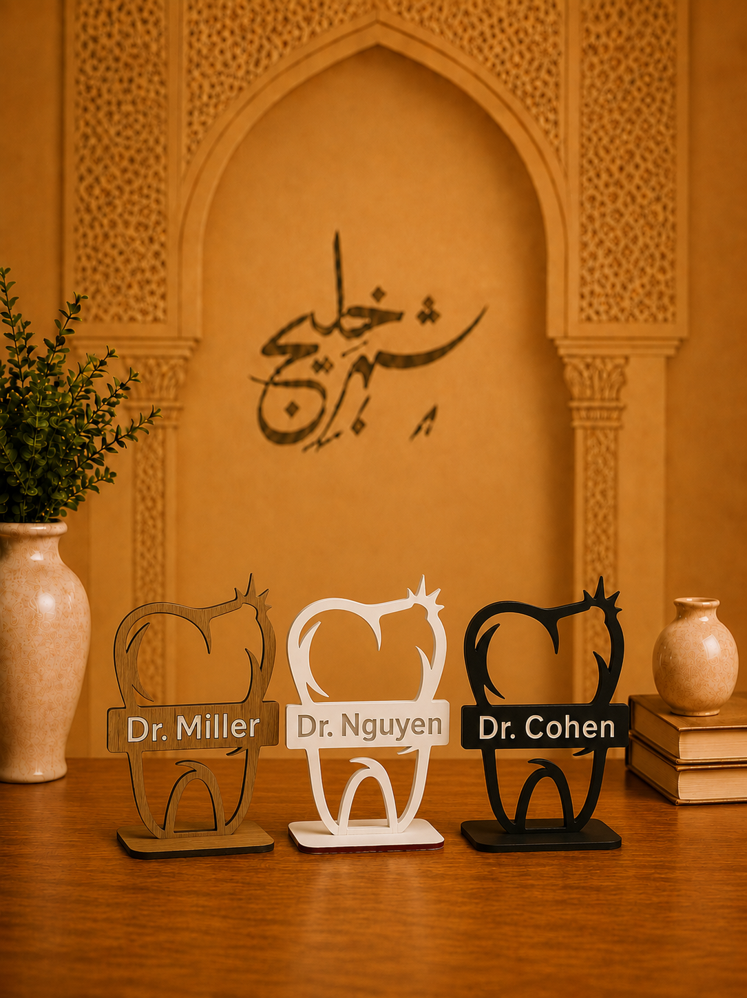 Personalized Doctor Name Stand