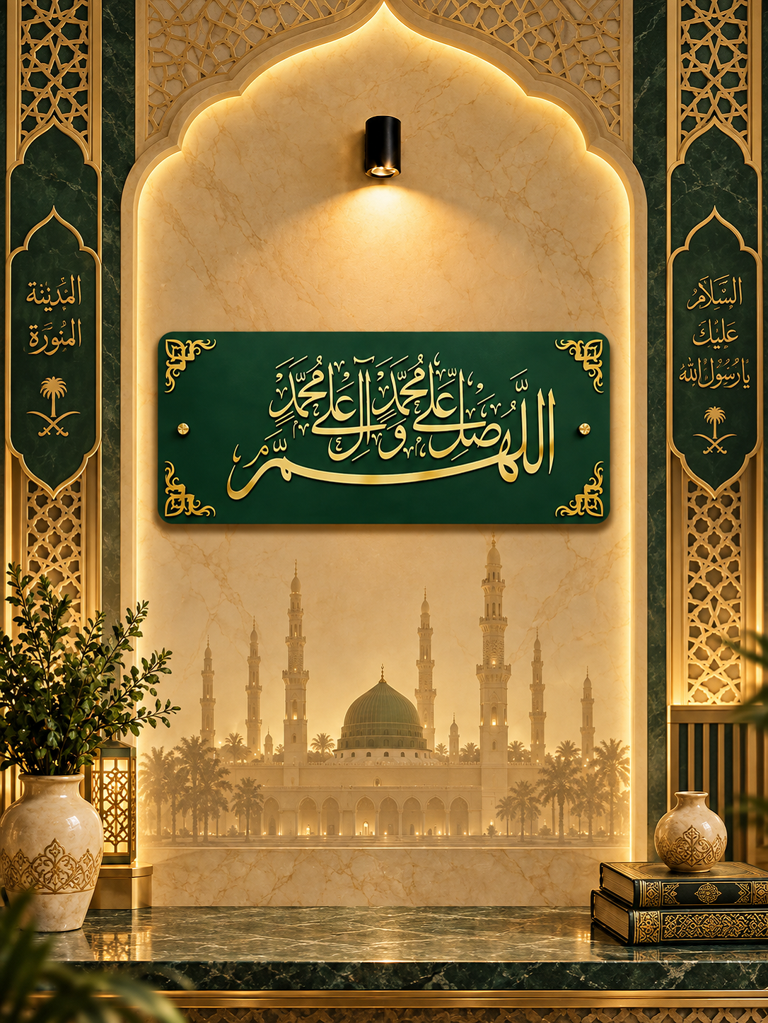 Allahumma Salli Ala Muhammad ﷺ Acrylic Wall Decor