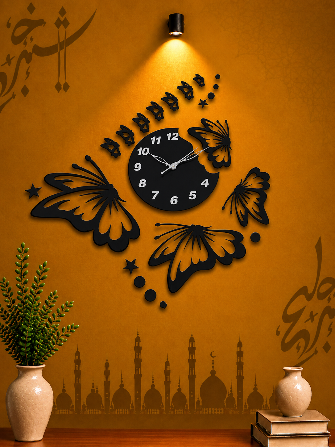 Butterfly Wall Clock