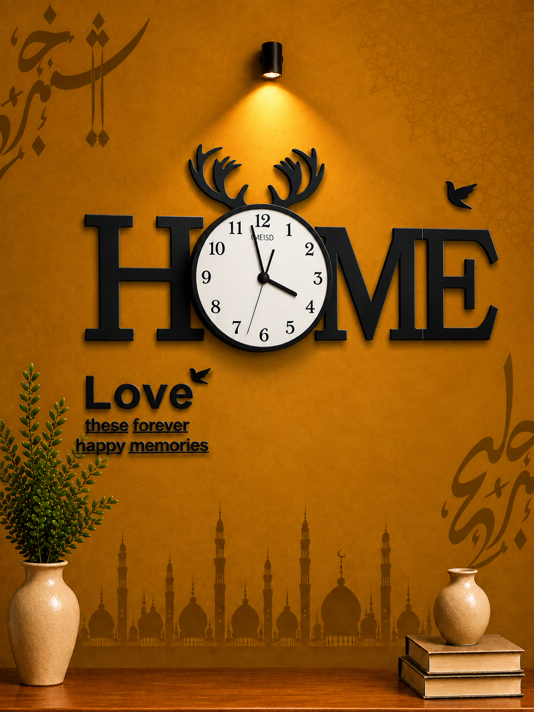 Home Love Wall Clock