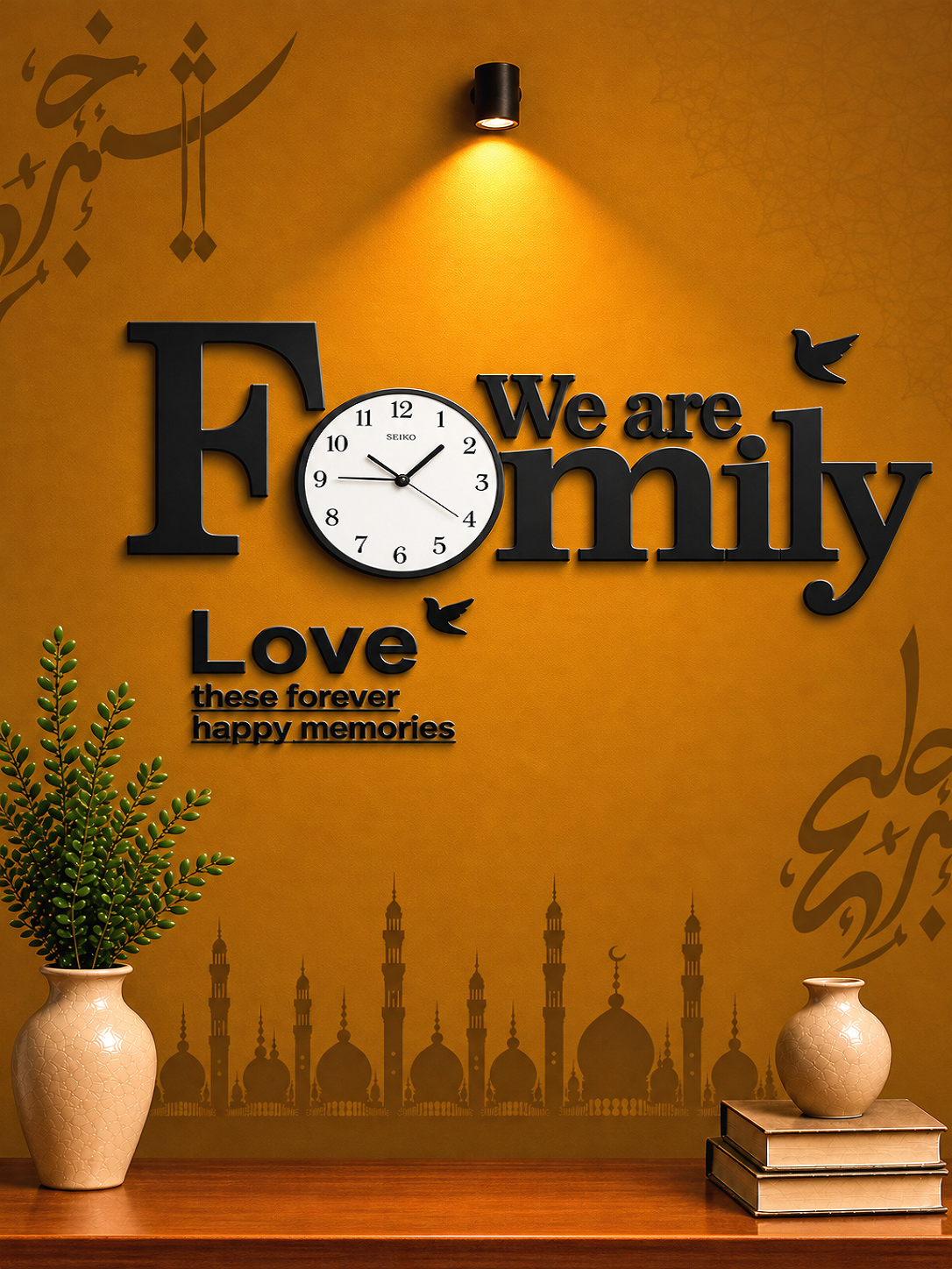 Modern Family Wall Clock