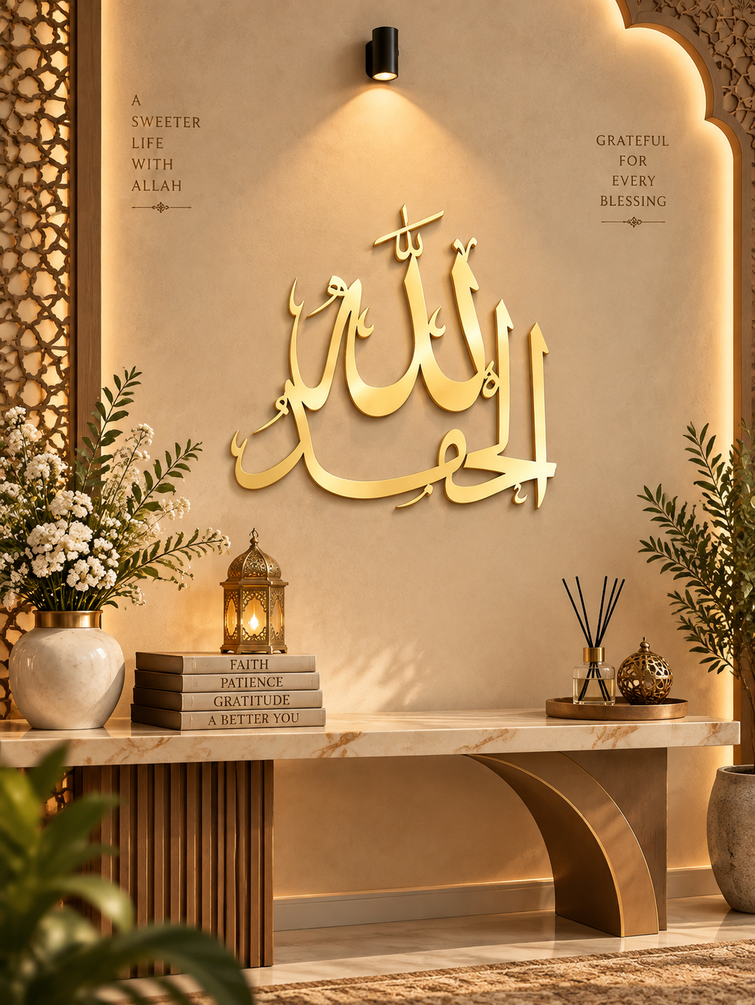 Alhamdulillah Islamic Wall Decor