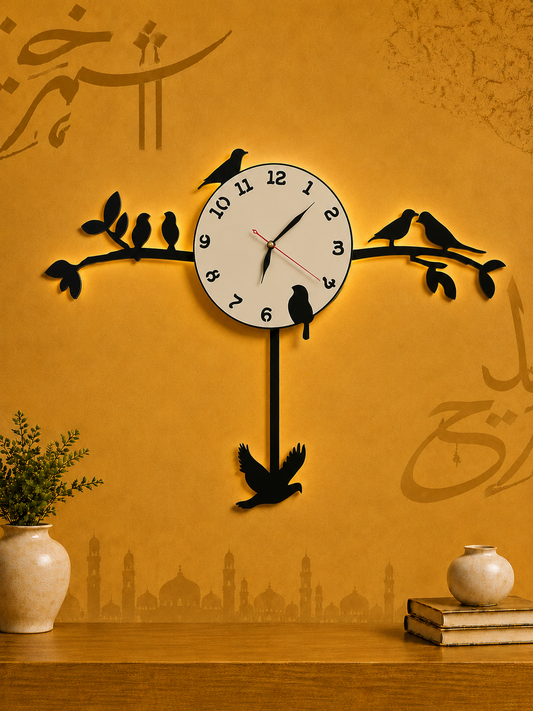 Birds Tree Wall Clock