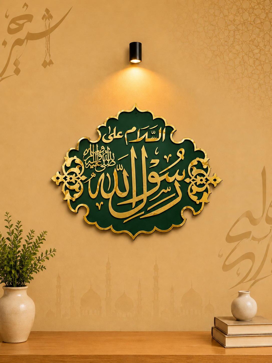 Islamic Arabic Acrylic Calligraphy Wall Art