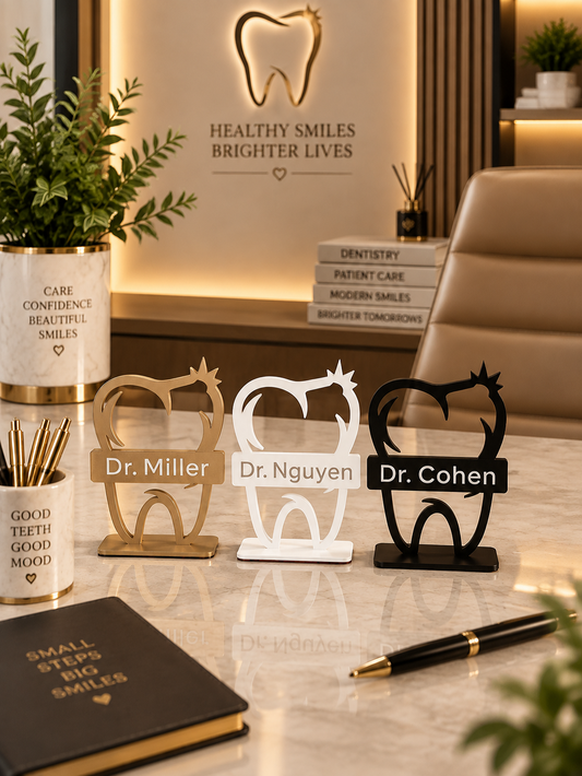 Personalized Doctor Name Stand