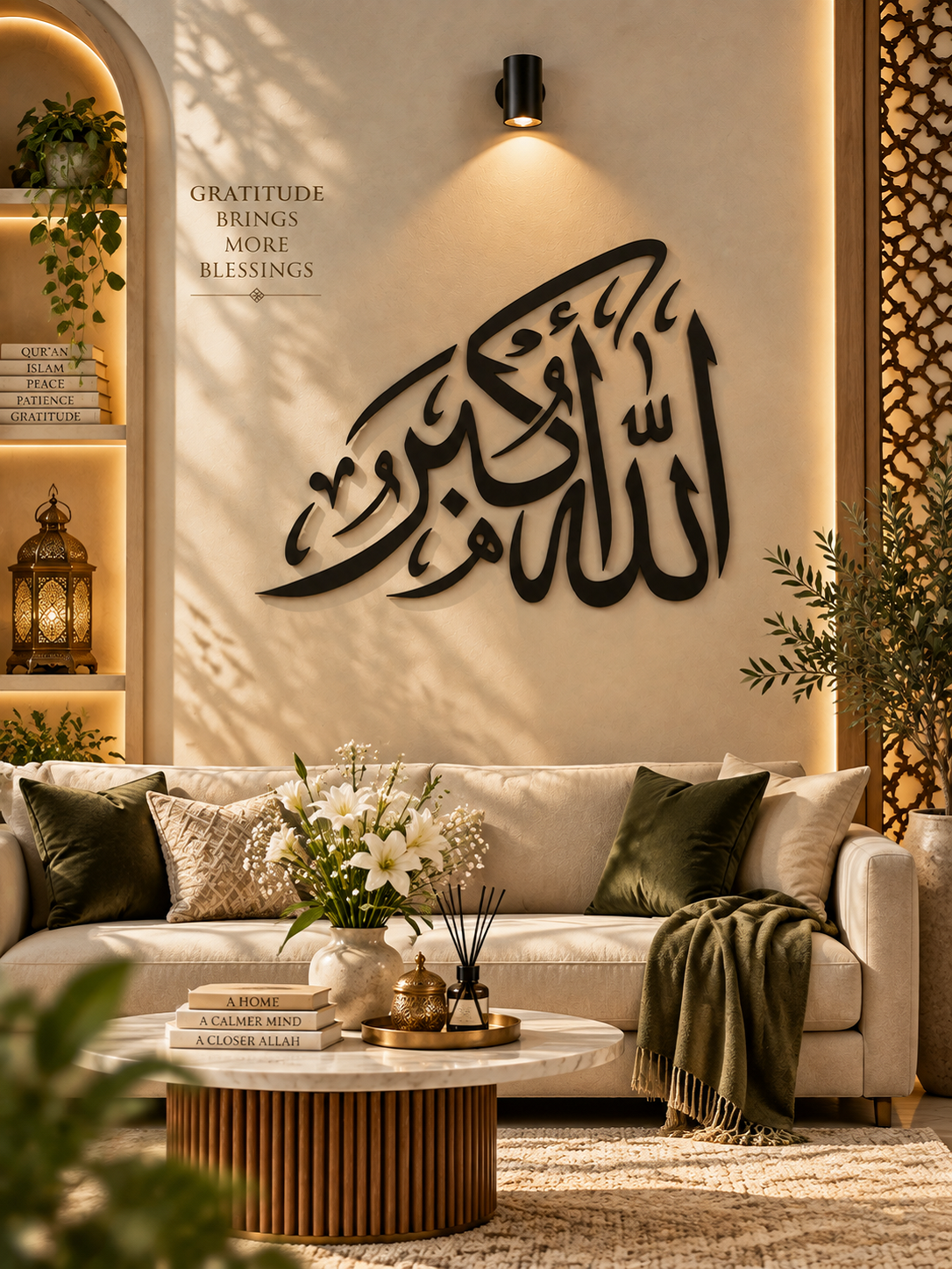 Allah Ho Akbar Islamic Wall Decor