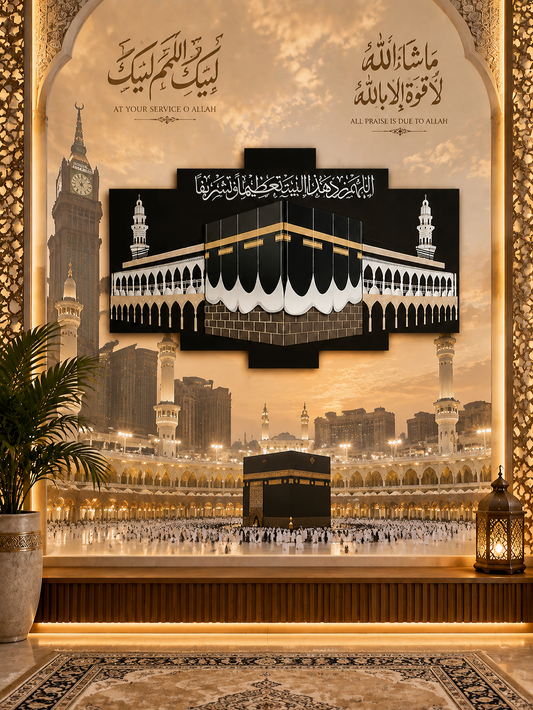 Holy Kaaba & Masjid Al Haram Wall Art