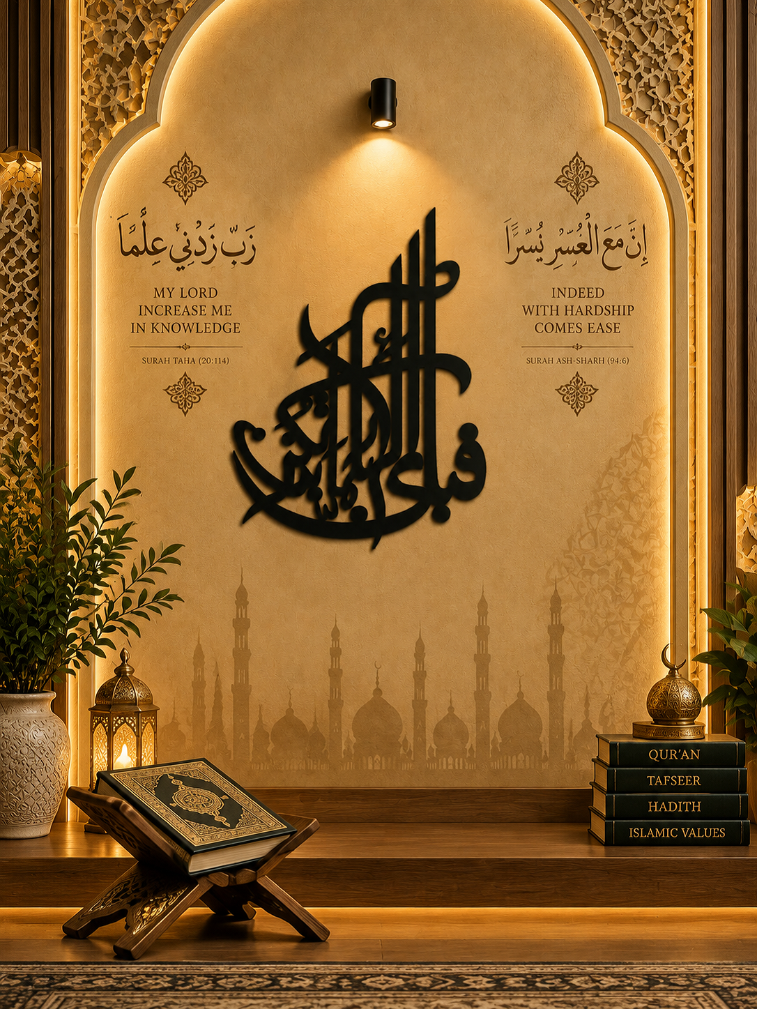 Islamic Arabic Calligraphy Wall Frame