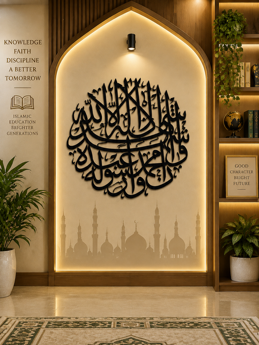 Kalma Shahadat Islamic Wall Art