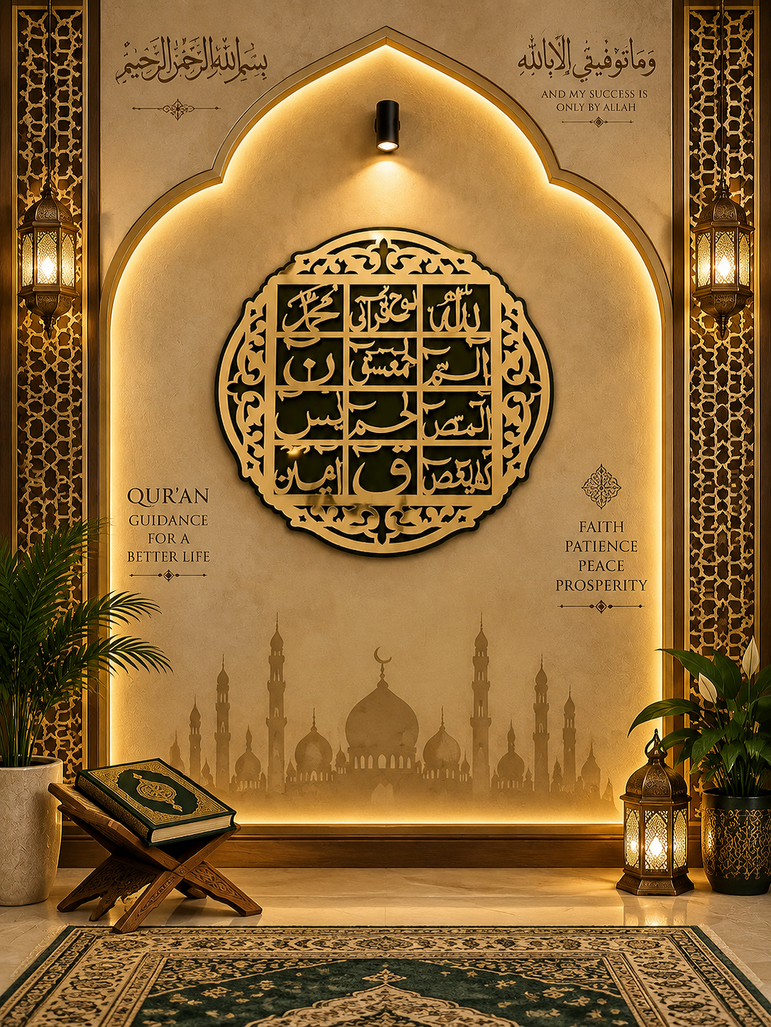 Loh E Qurani Islamic Wall Frame