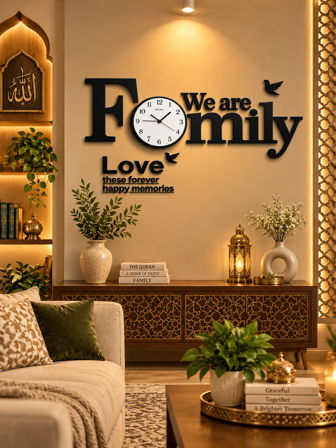 Modern Family Wall Clock