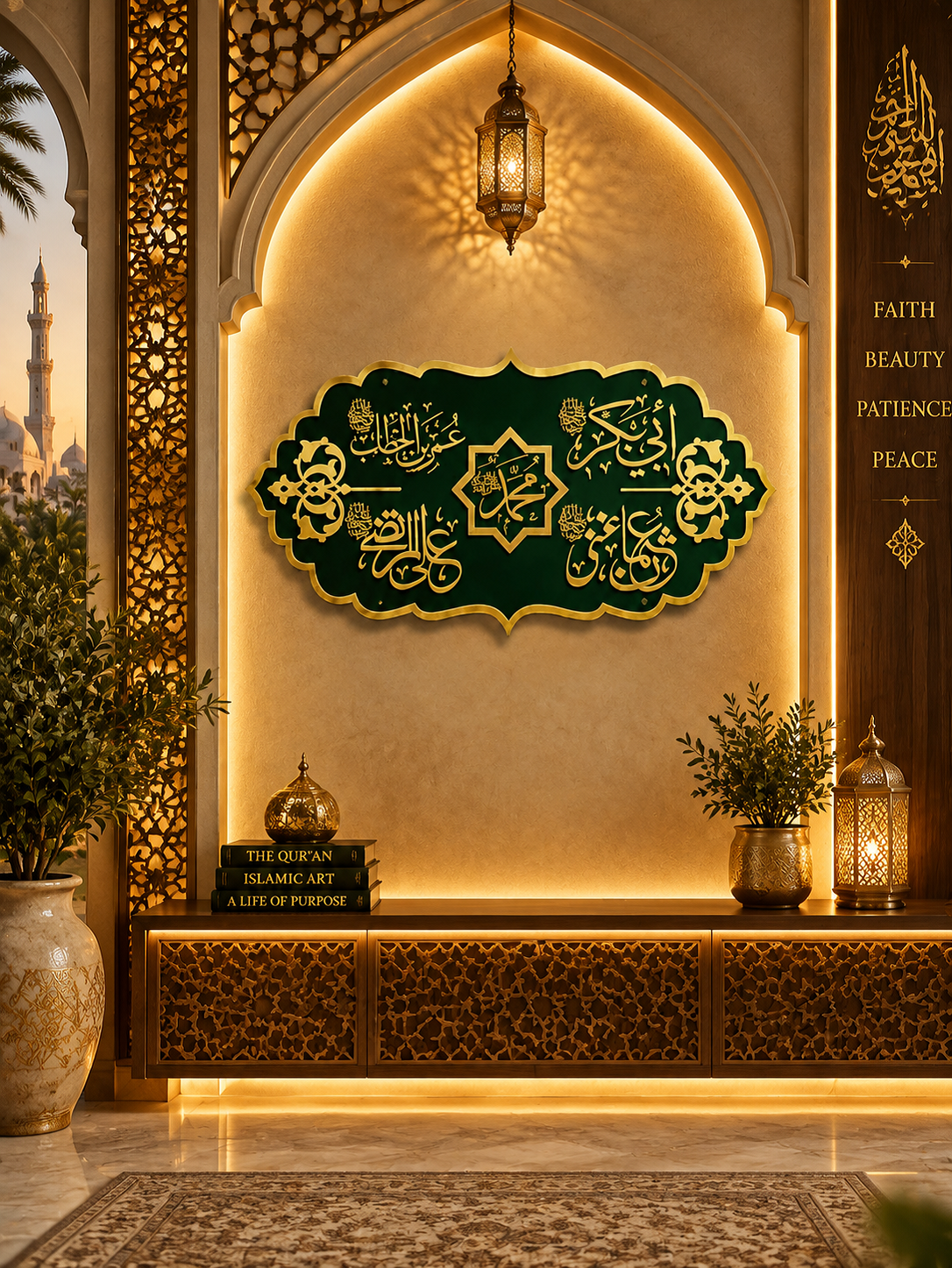 Muhammad ﷺ & His Companions Acrylic Wall Decor