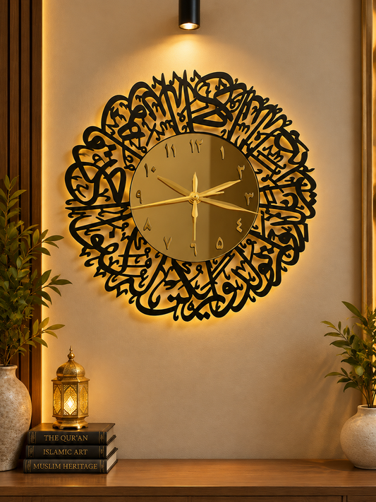 Surah Ikhlas Wall Clock