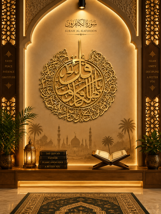 Surah Kafiroon Islamic Wall Art